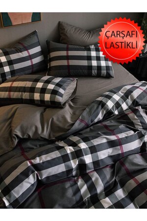 Single Duvet Cover Set with Fitted Sheets MBT1029 - Mulberry