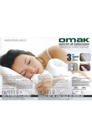Single Electric Blanket 90 X 150 cm OMAKBATTANİYE - OMAK