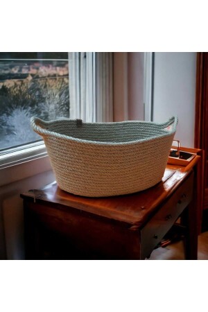 Single Oval Multi-Purpose Wicker Basket-milaatölye Ml13414 - Hediyeninellitonu
