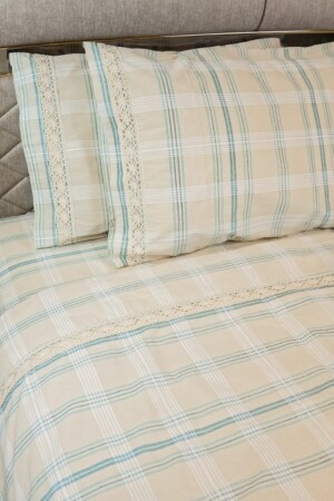 Single Plaid Duvet Cover Set EFESANEKOSETK003 - Efesan