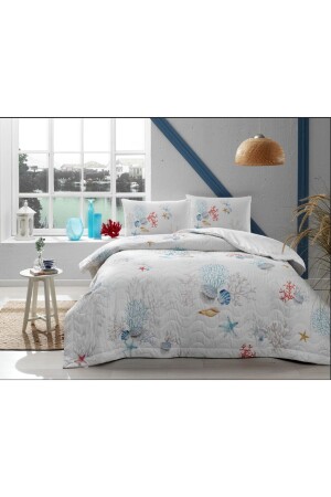 Single Quilted Duvet Cover Set Complete Set 4 Seasons Usage Feature TYC00292888376 - Taç