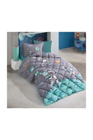 Single Ranforce Young Pattern Sleeping Set Space 8681727129087 - Clasy