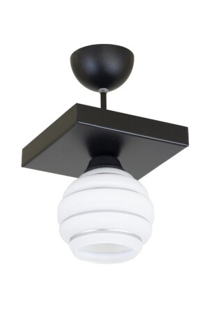 Single Special Striped Glass Model Modern Plafonier Chandelier LMBDR3548SP - Lambadar