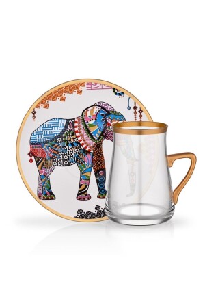 Single Tea Set with Elephant Handle 02GLR 35242 - Glore