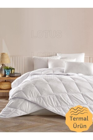 Single Thermal Antiallergenic Microfiber Quilt 155x215 1700gr - Lotusline