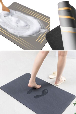 Sink Absorbent Pad Bathroom Drain Pad Waterproof Mildew Proof Kitchen Sink Faucet Splash Absorbent Pad dh16a - Utelips