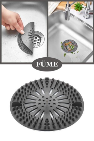 Sink Bathtub Stopper with Strainer - Round Sink Tub Bathroom Drain Cover - Flosoft