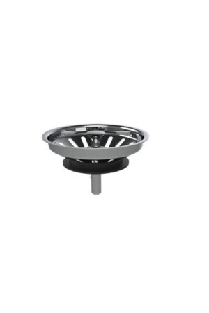Sink Strainer with Stopper Stainless Chrome 8 Cm - Lider