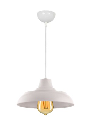 Sinyor Modern Metal Living Room - Kitchen - Cafe Plaster Single Pendant Lamp Chandelier SINYORTEKLİ - Modavize