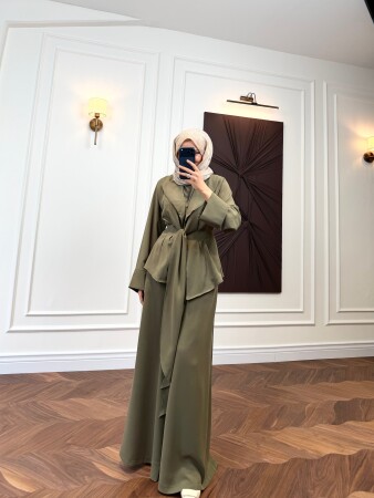 Sion Three-Piece Set - Khaki - Duendeca