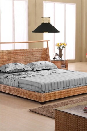 Şira Einzelne Rattan-Pendelleuchte 8570-3 - Lumexx