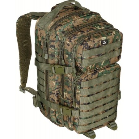 Sırt Çantası, MFH Assault I, Dijital Orman Desenli, 30 litre - MFHHighDefence