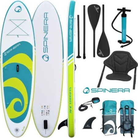 Şişme kürek sörfü tahtası Spinera Classic 9.10 Paket 3, 300x76x15cm - Spinera