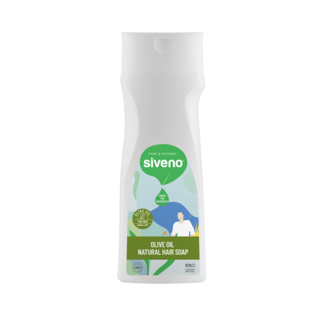 Siveno Olivenöl Naturhaarseife für Männer 300 ml - shifaah