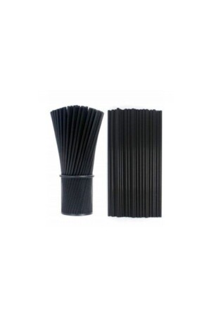 Siyah 100'lü Frozen Kokteyl Pipet - Bursa Pipet