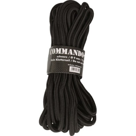 SİYAH 5 MM (15 M) KOMANDO İPİ - MIL-TEC