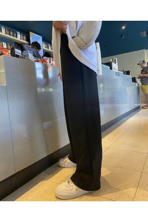 Siyah Baggy Bol Kesim Eşofman Unisex - Re7edi