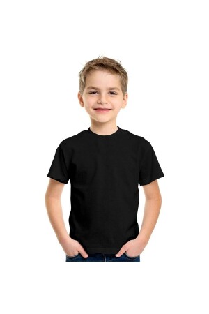 Siyah Çocuk Tişört Unisex - Famel