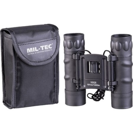 SİYAH GEN.II KATLANABİLİR DÜRBÜN 10X25 - MIL-TEC