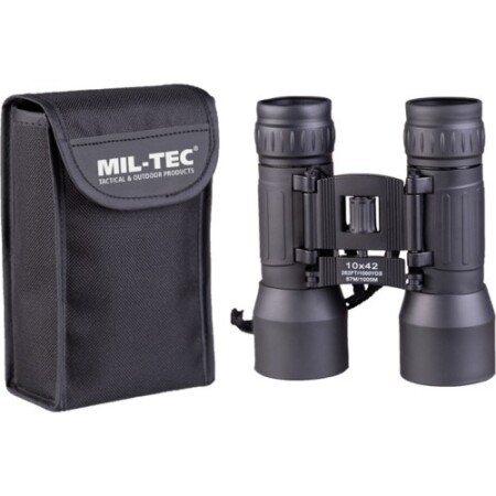 SİYAH KATLANABİLİR DÜRBÜN 10X42 - MIL-TEC