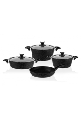 Siyah Mastercook Tencere Seti SİYAHCOOK - Taç