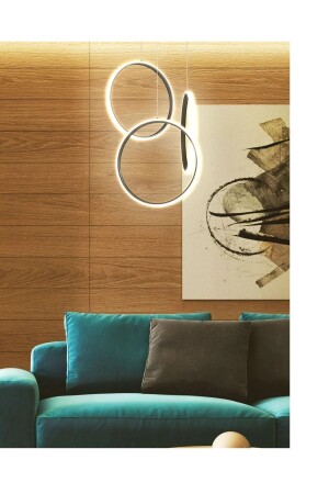 Siyah Modern Sarkıt Ledli Avize TYC00700132389 - RSCOLLECTIONS