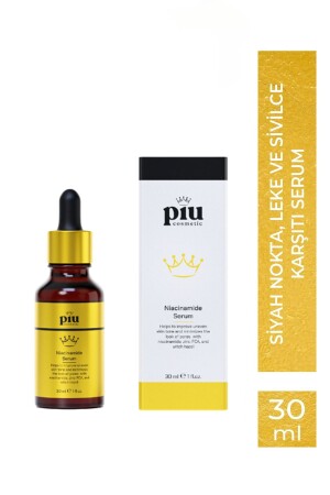 Siyah Nokta, Gözenek Ve Sivilce Karşıtı Niacinamide Cilt Bakım Serum 32532523423423 - Piu Cosmetic
