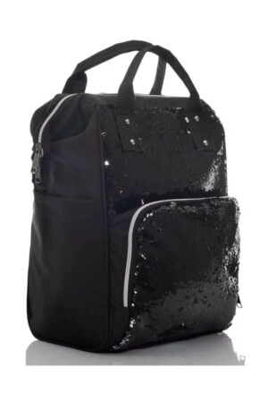 حقيبة الطفل من اللون الأسود من MNZ mother baby waterproof care bag with car hanging device 20211504 - BEBEYTE