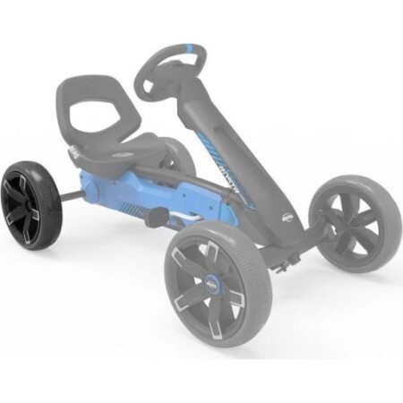 Siyah-siyah 10x2,5 arka jant + Roadster çıkartması - BERG