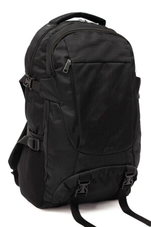 Siyah Unisex Suya Dayanıklı Ortopedik Çok Gözlü Kamp Trekking Yürüyüş Dağcı Sırt Çantası - Kaff
