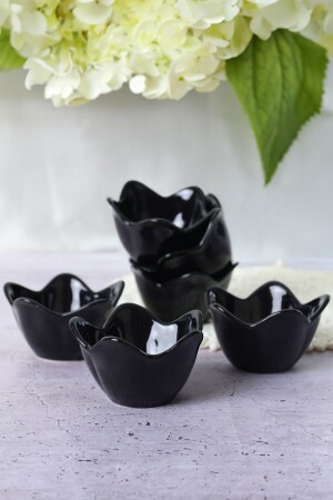 Black Lily Snackschale / Saucenschale 12 cm 6 Stück ST613106F650A0000000ACD700 - Keramika