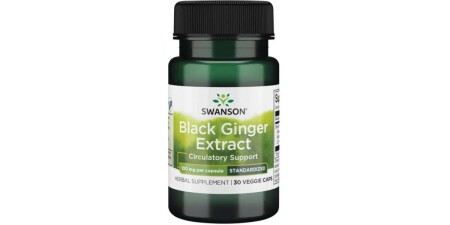 Siyah Zencefil Özü, 100 mg - 30 kapsül - Swanson