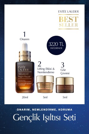 Skin Care Set - Advanced Night Repair Serum 20ml + Eye Cream 5ml + Revitalizing Supreme Cream 5ml - Estee Lauder