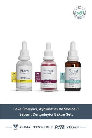 Skin Care Set containing Arbutin- Aha+bha- Niacinamide - The Purest Solutions