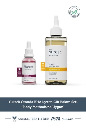 Skin Care Set Containing High Ratio of Bha 30 ml 200 ml TPS132 - The Purest Solutions