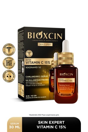 Skin Expert Ester Vitamin C 15% Revitalizing Serum 30 ml 8680512632818 - Bioxcin