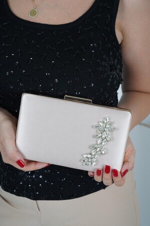 Skin Satin Star Stone Accessory Evening Dress Slim Model Women's Bag SCX00YSSKTK - LULE BAGS
