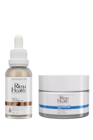Skin Tone Equalizing Brightening Moisturizing Cream and Skin Serum for Blemished Skin (ARBUTIN) - Rimu Health Products