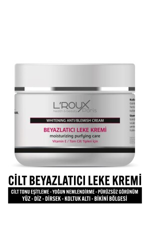 Skin Whitening Anti-Blemish Moisturizing Face And Body Cream 100 ML 8462 - L'roux health & beauty