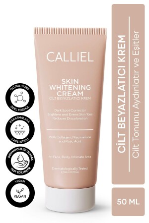 Skin Whitening - Brightening Anti-Blemish Care Cream Glutathione-alpha Arbutin-kojic Acid 50ml CLLBYZLTKRM - Calliel