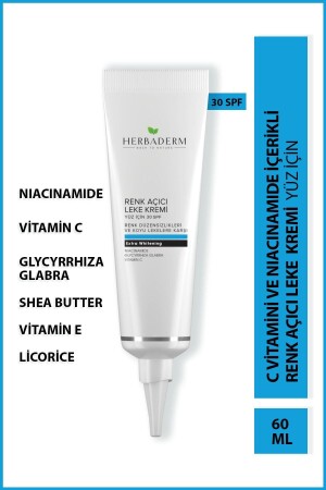 Skin Whitening Whitening Blemish Cream for Face 55 ml 8697711700057 - Herbaderm