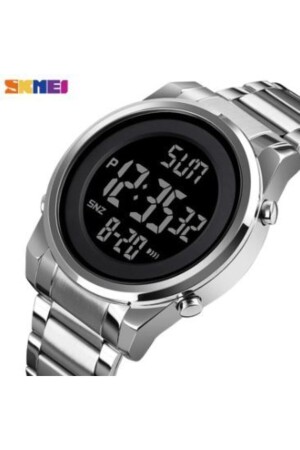 Skmei Digit Dial Men's Wristwatch Metal Strap Silver Color 1611g - Skmei