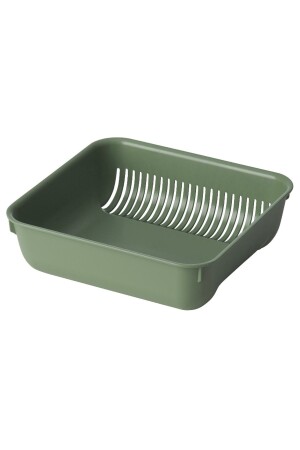 SKOLAST Food Waste Container Green - Sink Strainer 16x17x5 cm - Ikea