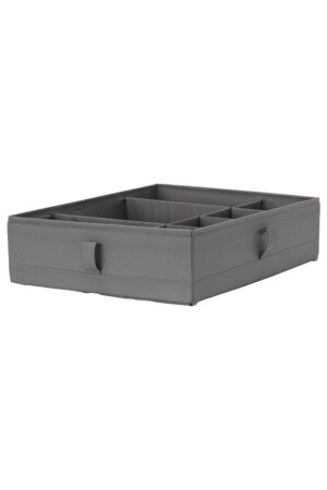 Skubb Bölmeli Kutu Gardırop Şifonyer Düzenleyici Koyu Gri 44x34x11 Cm SkubbBölmeliKutu-koyugri - IKEA