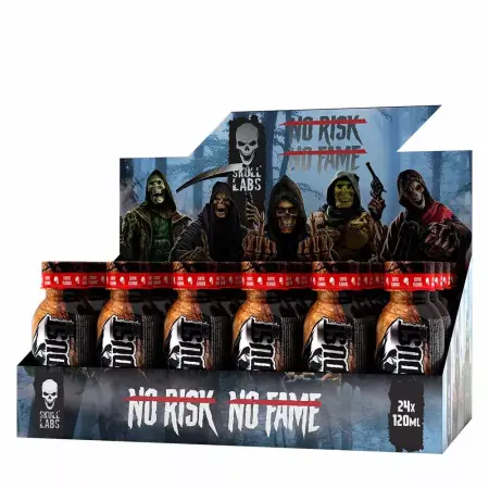 Skull Labs Angel Dust Shot Box (24 x 120 ml, Exotic) - Skull Labs