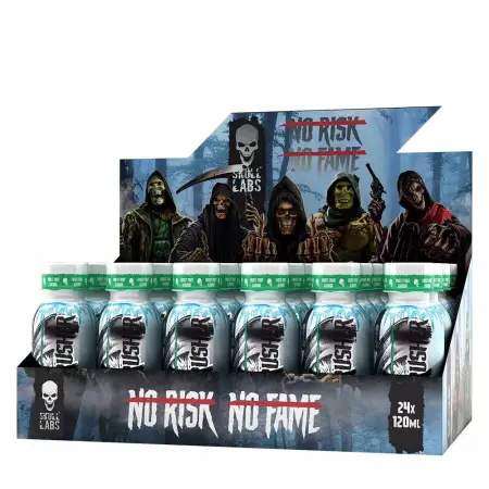 Skull Labs Skull Crusher Shot Box (24 x 120 ml, Passionfruit) - Skull Labs
