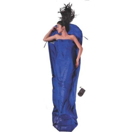 Sleeping bag liner Cocoon, silky, blue - Cocoon
