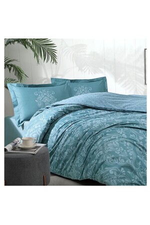 Sleeping Set Double Ranforce Antico Petrol - Özdilek