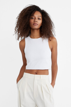 Sleeveless Cotton Blouse - Stradivarius