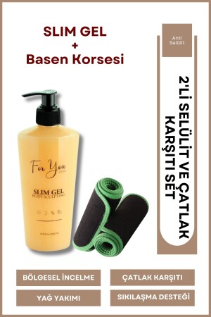 Slim Gel Slimming-fat Burning-firming-lifting-stretch mark and Cellulite Cream Thermal Hip Corset - For You Gold